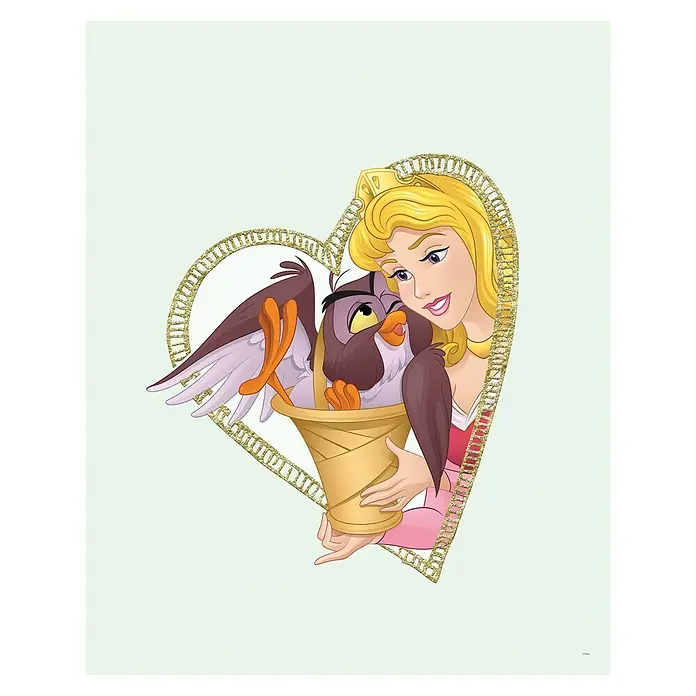 Komar Disney Edition 4 Poster Aurora & Owl - Disney, B x H: 50 x 70 cm - Vorderansicht