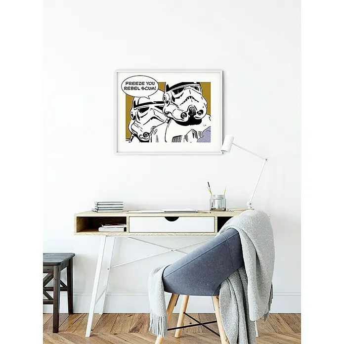 Komar Star Wars Poster Comic Quote Stormtrooper - Disney, B x H: 50 x 40 cm - Stimmungsaufnahme