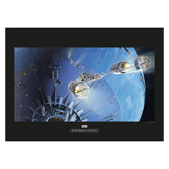 Komar Star Wars Poster RMQ Death Star Attack - Disney, B x H: 70 x 50 cm - Vorderansicht