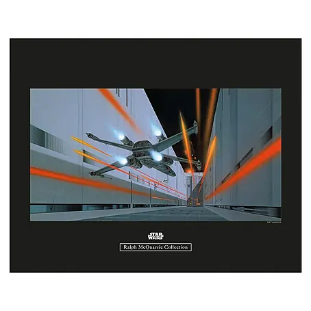 Komar Star Wars Poster RMQ Death Star Trench