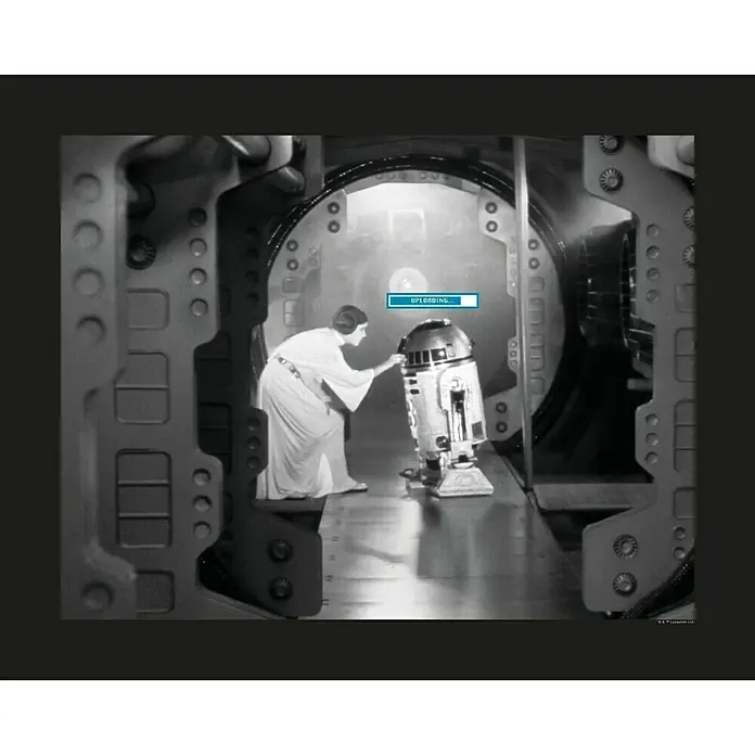 Komar Star Wars Poster Leia R2D2 Upload - Disney, B x H: 50 x 40 cm - Vorderansicht