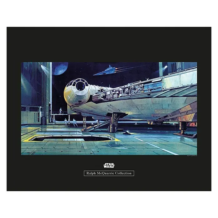 Komar Star Wars Poster RMQ Falcon Hangar - Disney, B x H: 50 x 40 cm - Vorderansicht
