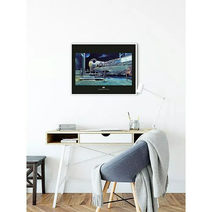 Komar Star Wars Poster RMQ Falcon Hangar - Disney, B x H: 50 x 40 cm - Stimmungsaufnahme