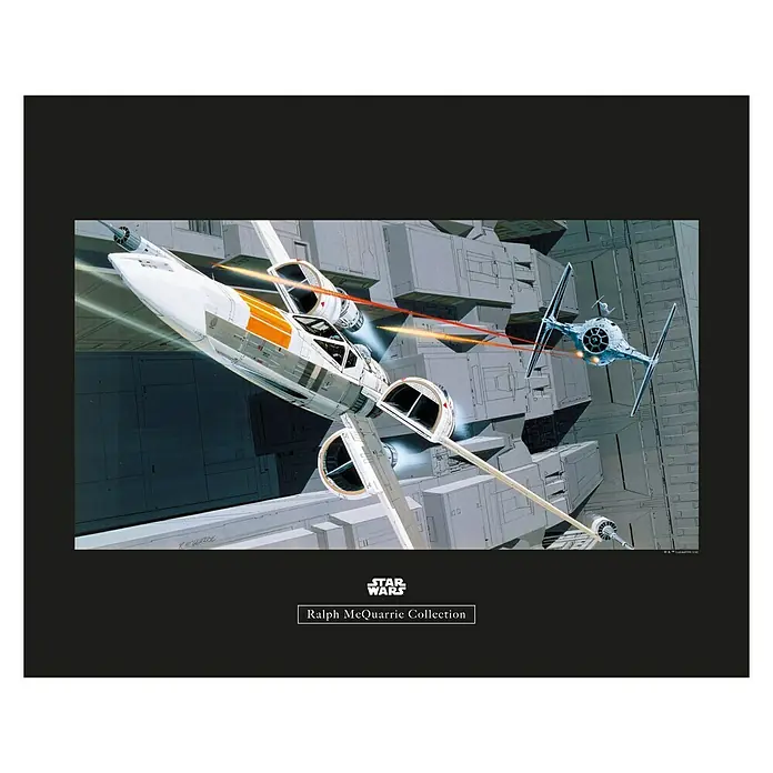 Komar Star Wars Poster RMQ X-Wing vs. TIE-Fighter - Disney, B x H: 70 x 50 cm - Vorderansicht