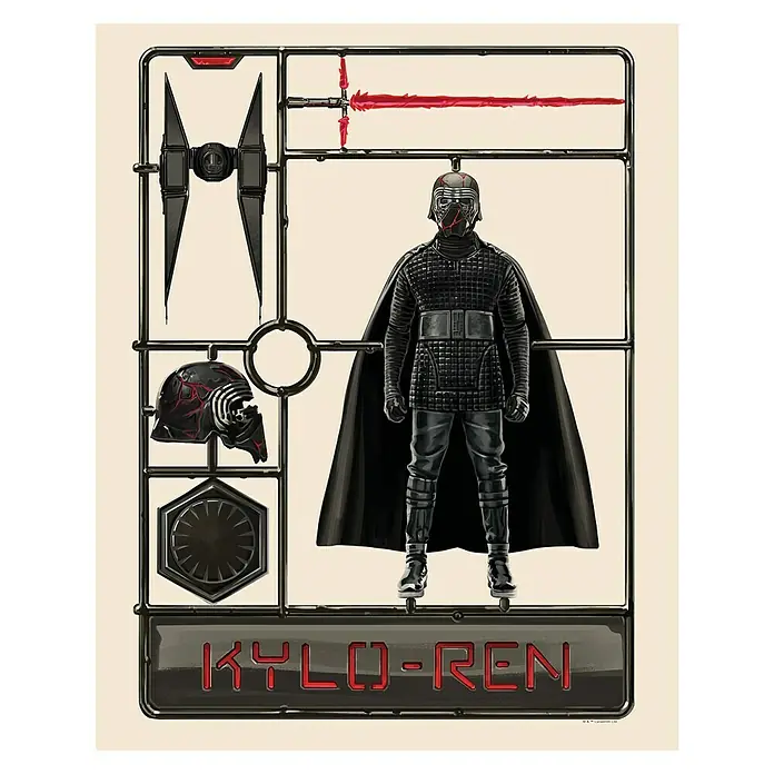 Komar Star Wars Poster Toy Kylo-Ren - Disney, B x H: 40 x 50 cm - Vorderansicht