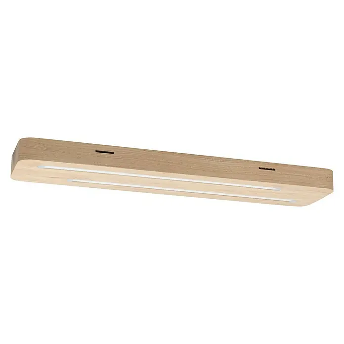Spotlight LED-Deckenleuchte Neele - 12 W, L x B x H: 13 x 55 x 3,5 cm, Eiche, Warmweiß - Detailaufnahme