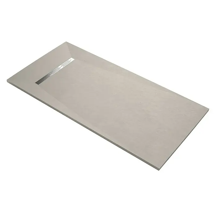 Camargue Plato de ducha Adriatic - L x An: 70 x 160 cm, Cemento