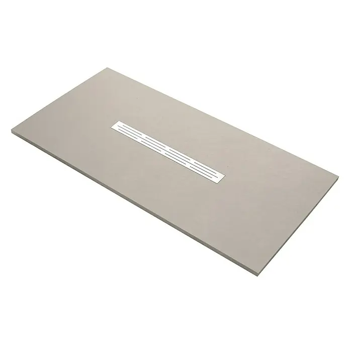 Camargue Plato de ducha Bering - L x An: 70 x 120 cm, Cemento