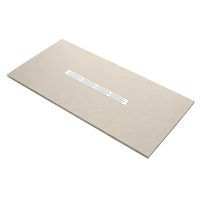 Camargue Plato de ducha Bering - L x An: 70 x 100 cm, Crema
