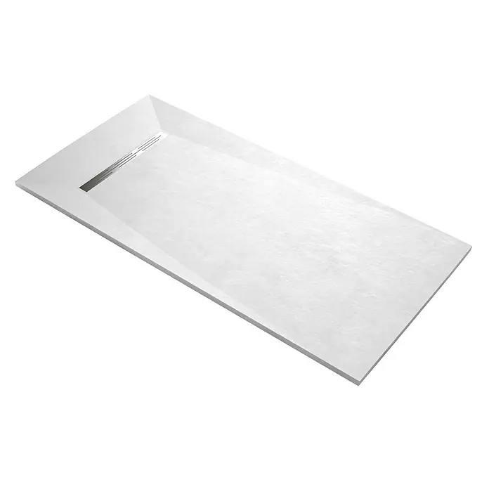 Camargue Plato de ducha Adriatic - L x An: 80 x 120 cm, Blanco