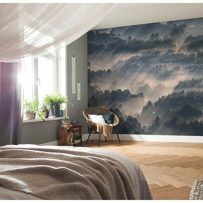 Komar Pure Fototapete Rays - 3 -tlg., B x H: 300 x 250 cm, Vlies - Stimmungsaufnahme