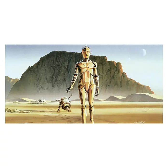 Komar Star Wars Fototapete Droids - 10 -tlg., B x H: 500 x 250 cm, Vlies - Vorderansicht