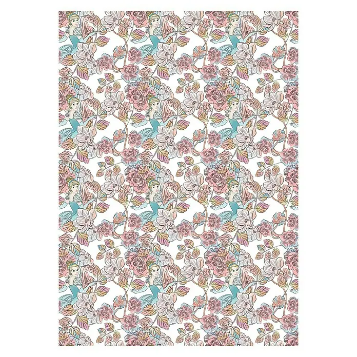Komar Disney Edition 4 Fototapete Cinderella Blossom - 4 -tlg., B x H: 200 x 280 cm, Vlies - Vorderansicht