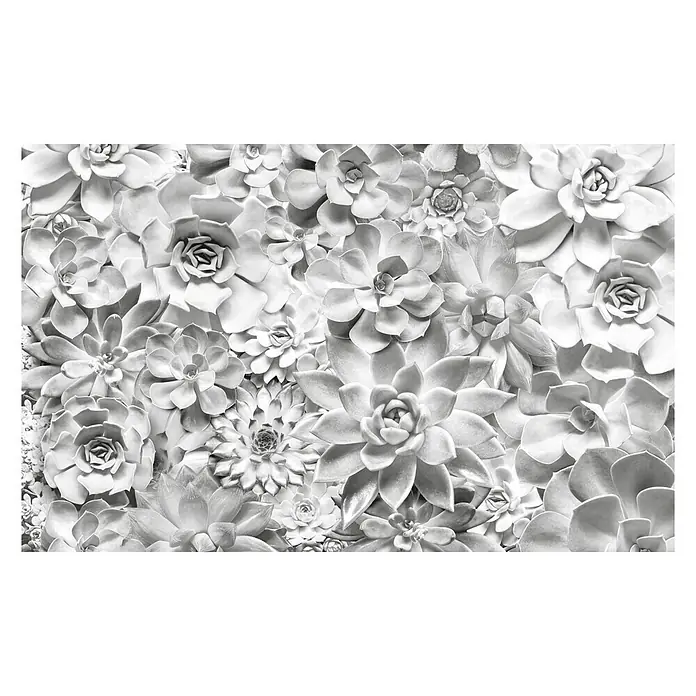 Komar Pure Fototapete Shades Black and White - 4 -tlg., B x H: 400 x 250 cm, Vlies - Vorderansicht