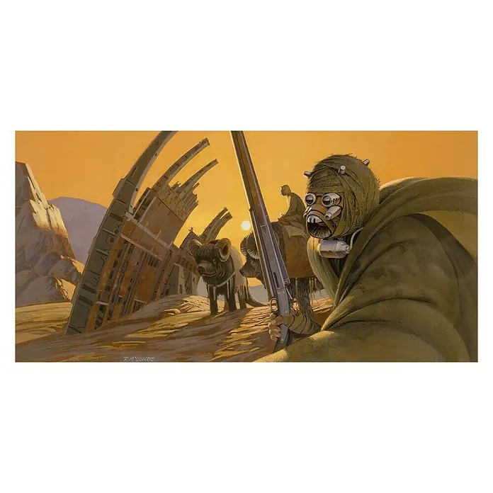 Komar Star Wars Fototapete RMQ Tusken - 10 -tlg., B x H: 500 x 250 cm, Vlies - Vorderansicht