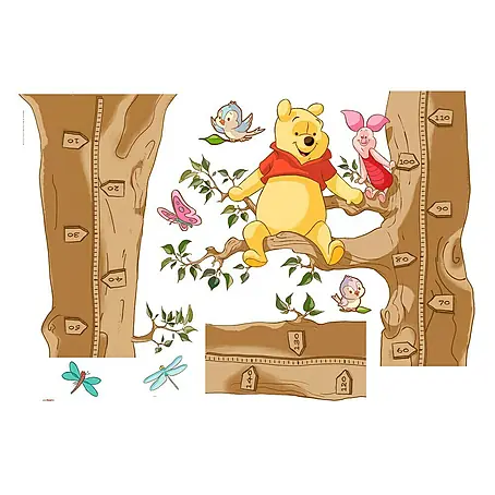 Komar Disney Edition 4 Dekosticker Winnie Pooh Size