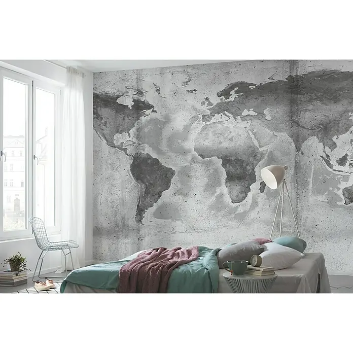 Komar Pure Fototapete Concrete World - 5 -tlg., B x H: 500 x 250 cm, Vlies - Stimmungsaufnahme