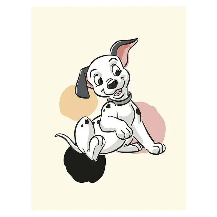 Komar Disney Edition 4 Poster 101 Dalmatiner Dots - Disney, B x H: 40 x 50 cm - Vorderansicht