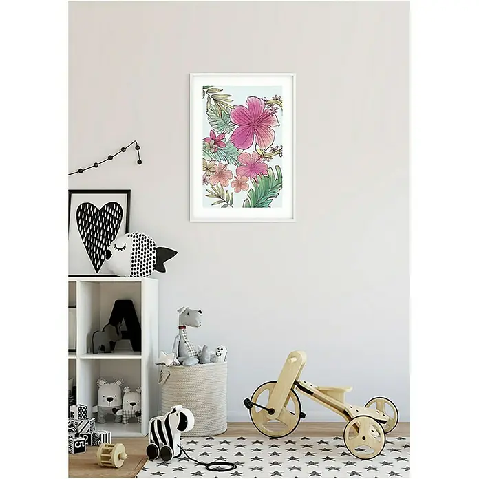 Komar Disney Edition 4 Poster Ariel Flowers - Disney, B x H: 40 x 50 cm - Stimmungsaufnahme
