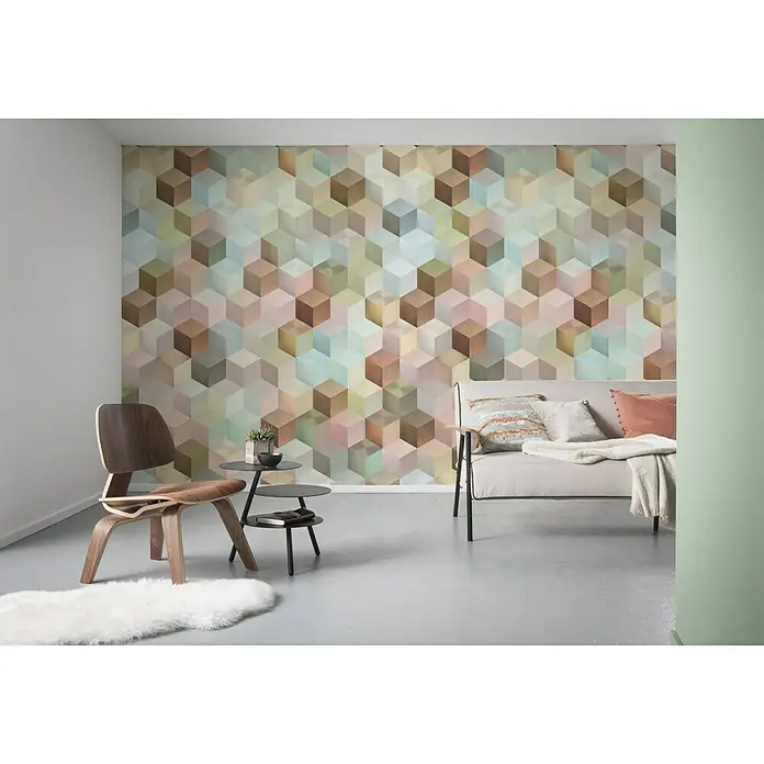 Komar Infinity Fototapete Cubes - 2 -tlg., B x H: 200 x 250 cm, Vlies - Stimmungsaufnahme
