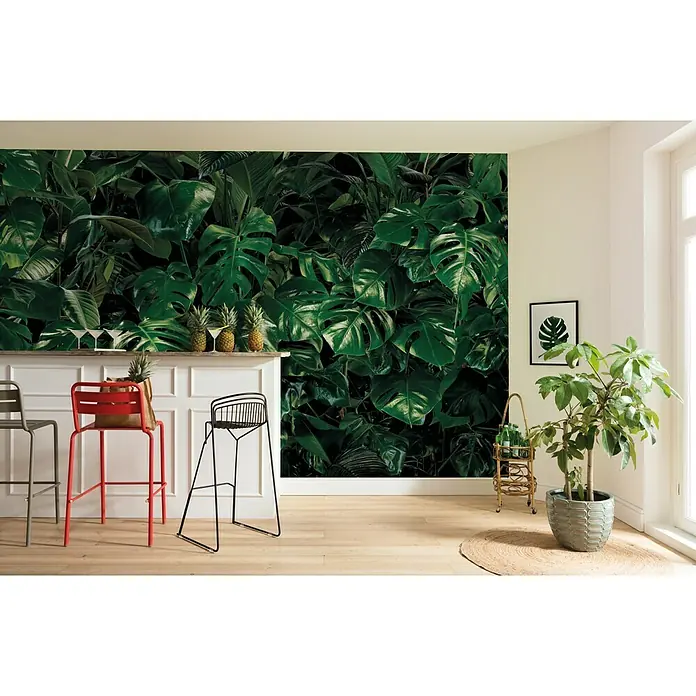 Komar Pure Fototapete Tropical Wall - 3 -tlg., B x H: 400 x 250 cm, Vlies - Stimmungsaufnahme