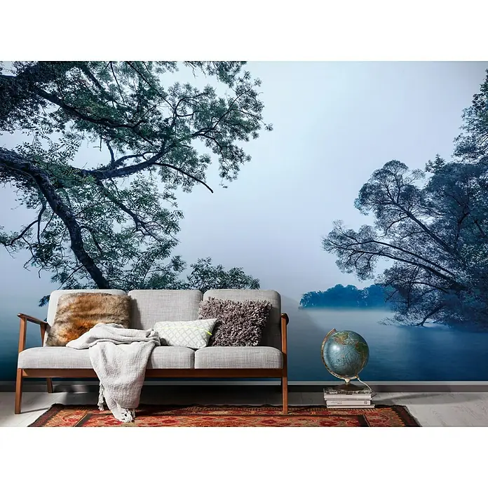 Komar Stefan Hefele Edition 1 Fototapete Blue Waters - 4 -tlg., B x H: 400 x 250 cm, Vlies - Stimmungsaufnahme
