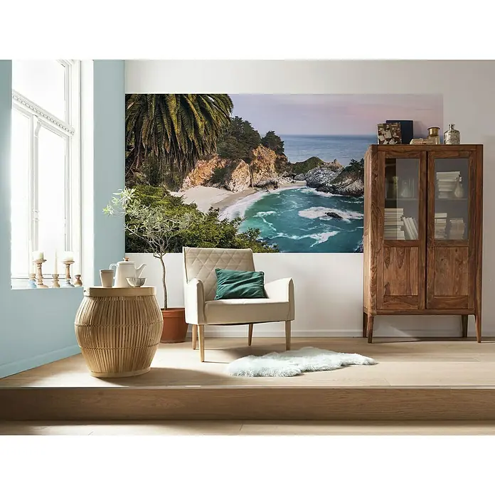 Komar Stefan Hefele Edition 1 Fototapete Paradise Falls - 1 -tlg., B x H: 200 x 100 cm, Vlies - Stimmungsaufnahme