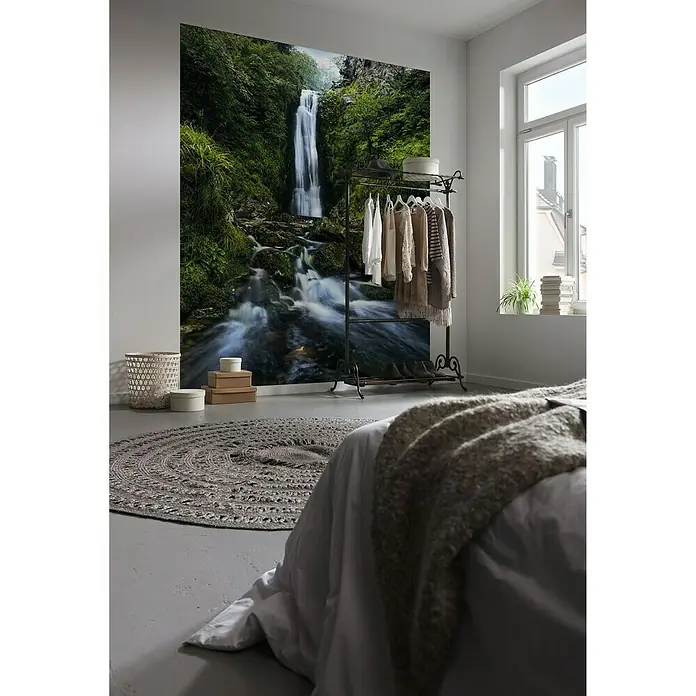 Komar Stefan Hefele Edition 1 Fototapete Glenevinfalls - 2 -tlg., B x H: 200 x 250 cm, Vlies - Stimmungsaufnahme