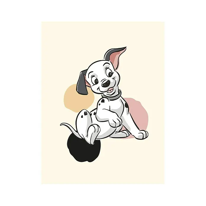 Komar Disney Edition 4 Poster 101 Dalmatiner Dots - Disney, B x H: 30 x 40 cm - Vorderansicht