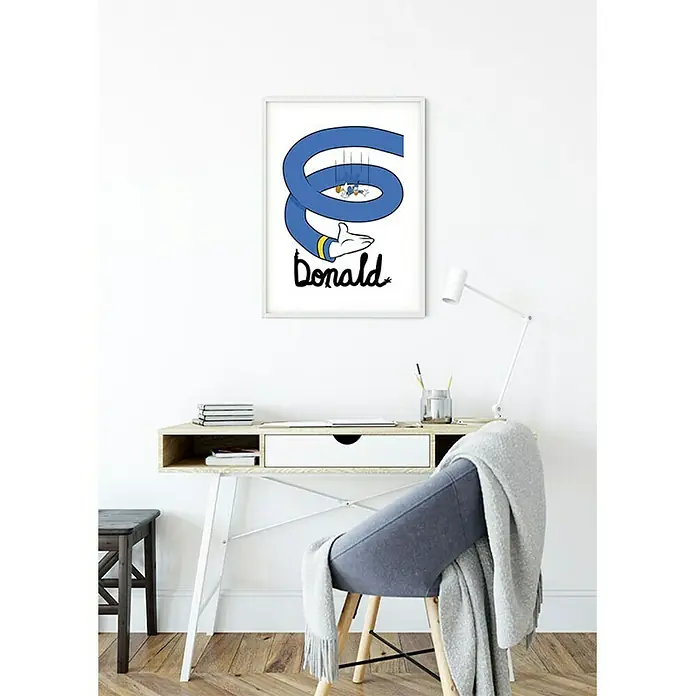 Komar Disney Edition 4 Poster Donald Duck Spiral - Disney, B x H: 30 x 40 cm - Stimmungsaufnahme