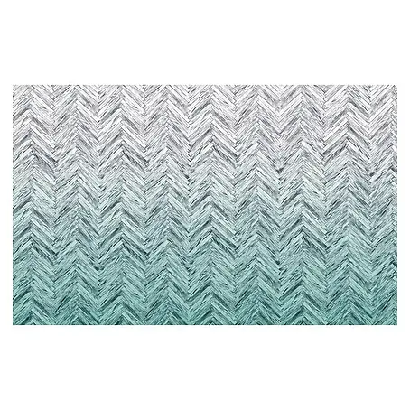 Komar Infinity Fototapete Herringbone Mint