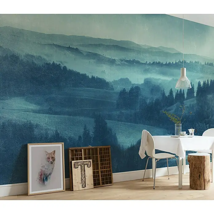 Komar Pure Fototapete Twilight - 4 -tlg., B x H: 400 x 250 cm, Vlies - Stimmungsaufnahme