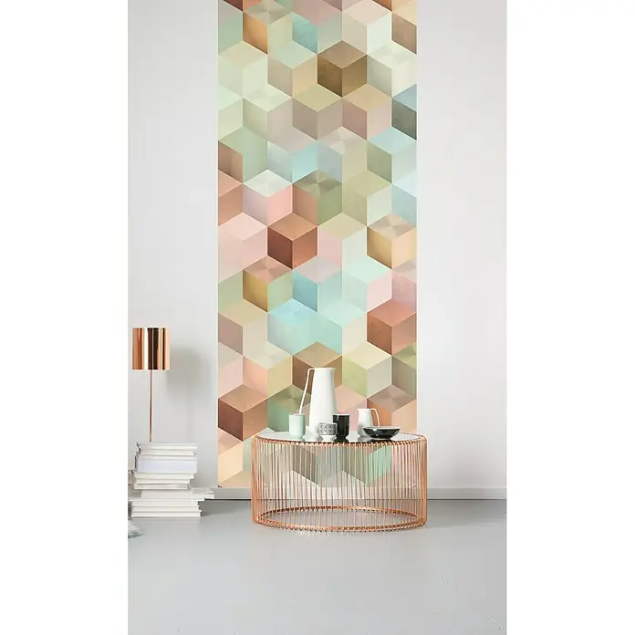 Komar Infinity Fototapete Cubes Panel - 1 -tlg., B x H: 100 x 250 cm, Vlies - Stimmungsaufnahme