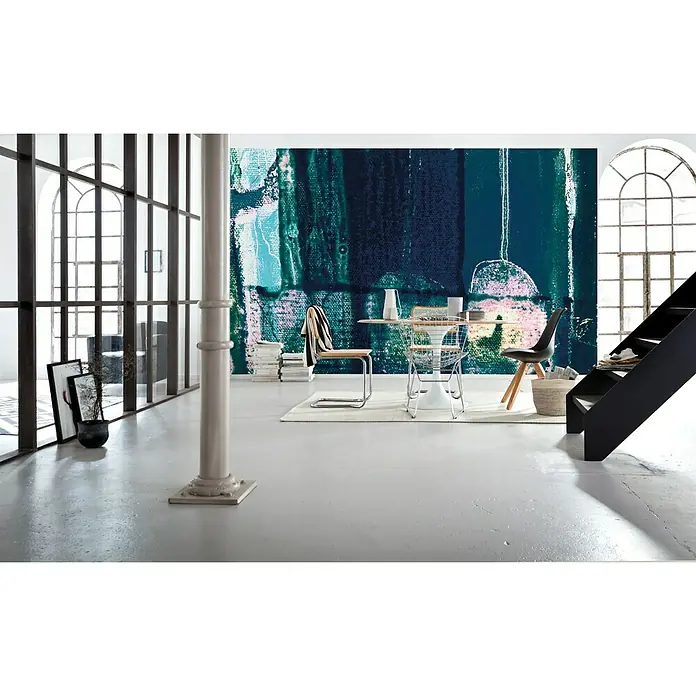 Komar Pure Fototapete Bottles Lifting - 5 -tlg., B x H: 500 x 280 cm, Vlies - Stimmungsaufnahme