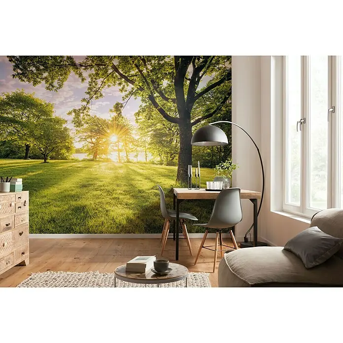 Komar Pure Fototapete Golden Moment - 4 -tlg., B x H: 400 x 250 cm, Vlies - Stimmungsaufnahme