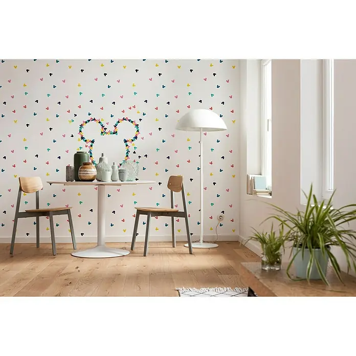 Komar Disney Edition 4 Fototapete Mickey Heads-Up - 8 -tlg., B x H: 400 x 280 cm, Vlies - Stimmungsaufnahme