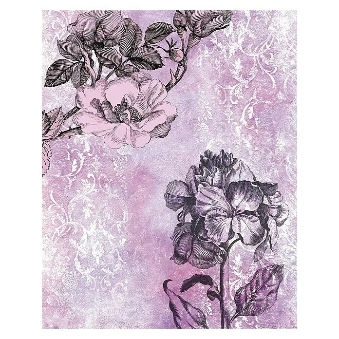 Komar Infinity Fototapete Baroque Pink - 2 -tlg., B x H: 200 x 250 cm, Vlies - Vorderansicht
