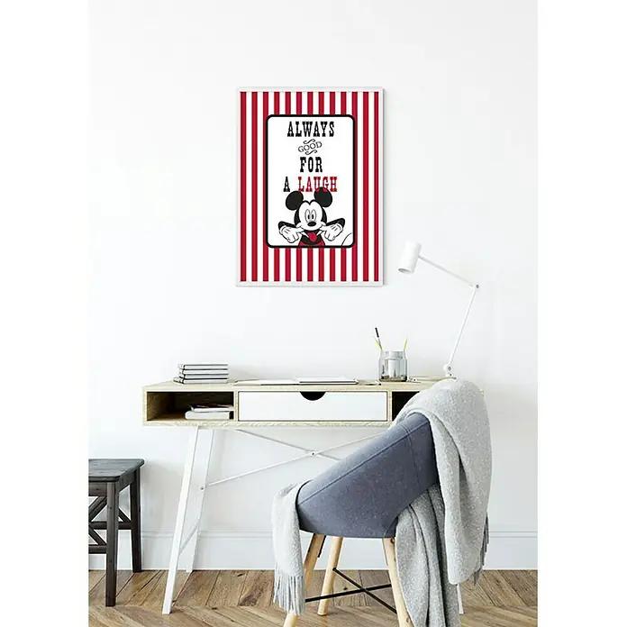 Komar Disney Edition 4 Poster Mickey Mouse Laugh - Disney, B x H: 30 x 40 cm - Stimmungsaufnahme