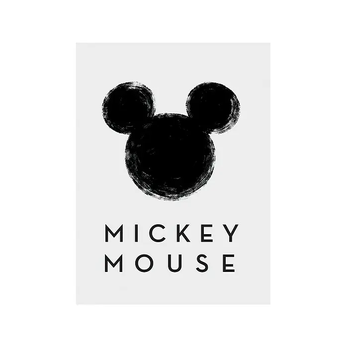Komar Disney Edition 4 Poster Mickey Mouse Silhouette - Disney, B x H: 40 x 50 cm - Vorderansicht