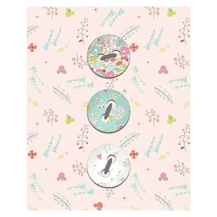 Komar Disney Edition 4 Poster Minnie Mouse Buttons - Disney, B x H: 40 x 50 cm - Vorderansicht