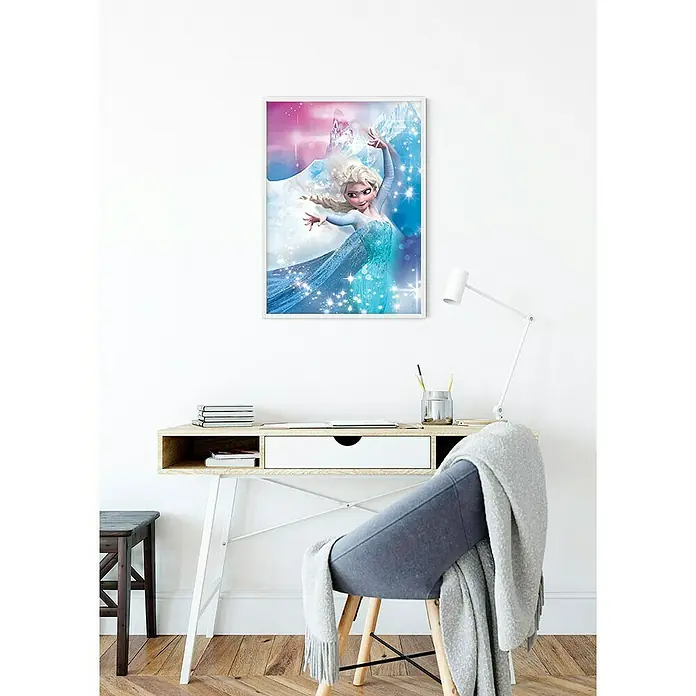 Komar Disney Edition 4 Poster Frozen Elsa Action - Disney, B x H: 50 x 70 cm - Stimmungsaufnahme