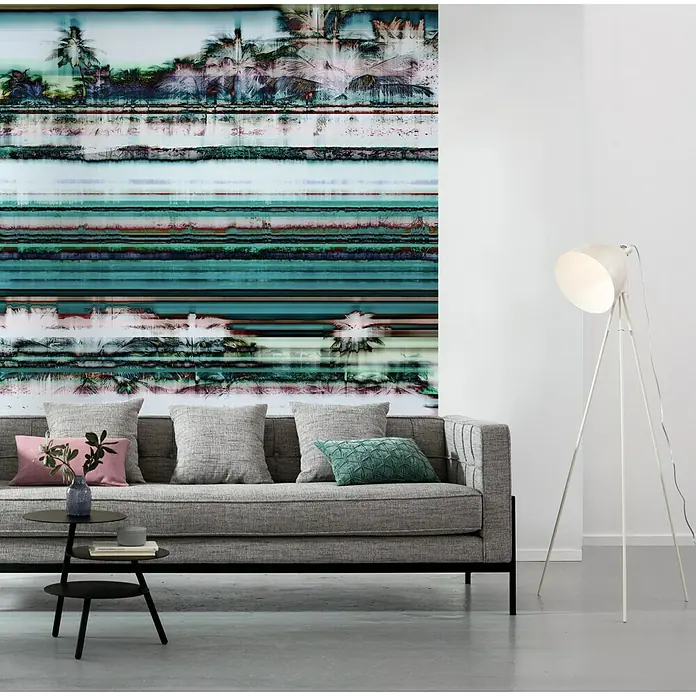 Komar Pure Fototapete Miami Radio - 8 -tlg., B x H: 200 x 250 cm, Vlies - Stimmungsaufnahme