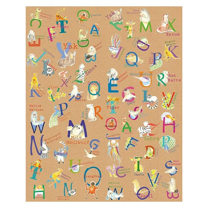 Komar Pure Fototapete Animals A-Z - 2 -tlg., B x H: 200 x 250 cm, Vlies - Vorderansicht
