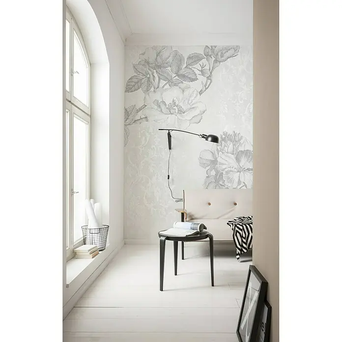 Komar Infinity Fototapete Baroque Grey - 2 -tlg., B x H: 200 x 250 cm, Vlies - Stimmungsaufnahme