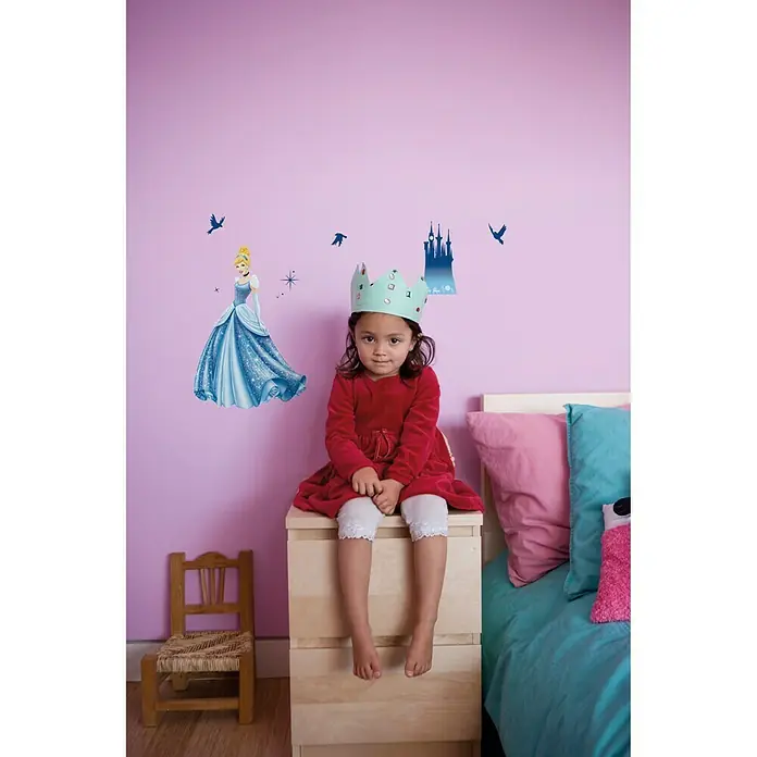 Komar Disney Edition 4 Dekosticker Princess Dream - 10 -tlg., Bunt - Stimmungsaufnahme