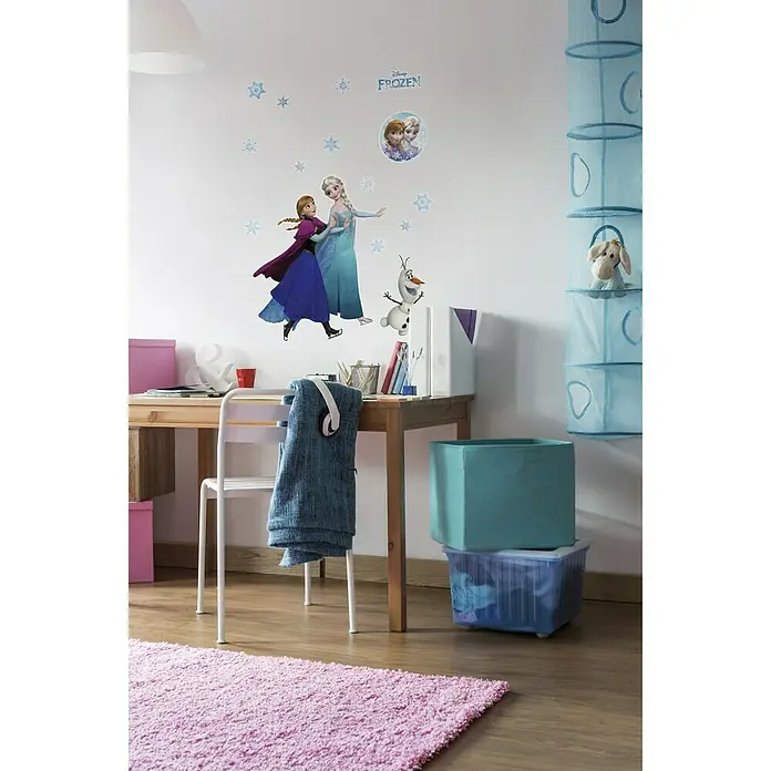Komar Disney Edition 4 Dekosticker Anna und Elsa - 15 -tlg., Bunt - Stimmungsaufnahme