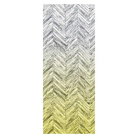 Komar Infinity Fototapete Herringbone Yellow Panel