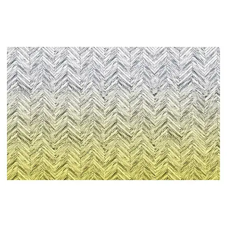 Komar Infinity Fototapete Herringbone Yellow
