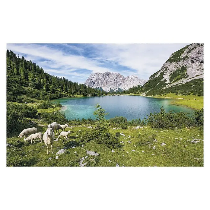 Komar Stefan Hefele Edition 1 Fototapete Paradise Lake - 4 -tlg., B x H: 400 x 250 cm, Vlies - Vorderansicht