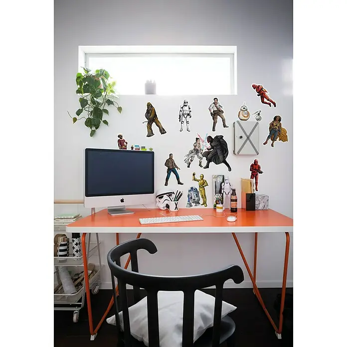 Komar Star Wars Dekosticker Heroes Villains - 12 -tlg., Bunt - Stimmungsaufnahme